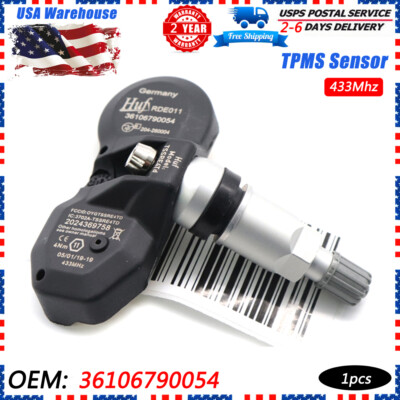 1x 36106790054 TPMS OEM TIRE PRESSURE SENSOR 433MHz For BMW 650i 535i Z4 6790054 1x 36106790054 TPMS OEM TIRE PRESSURE SENSOR 433MHz For BMW 650i 535i Z4 6790054