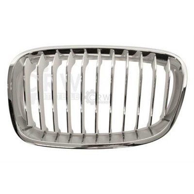 Kühlergrill Kühlergitter weiß chrom für BMW 1er F20 F21