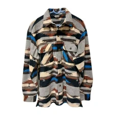 Guide Gear Men's Fleece  Button Up Jacket  Southwest  Allover Print  NWT Size M