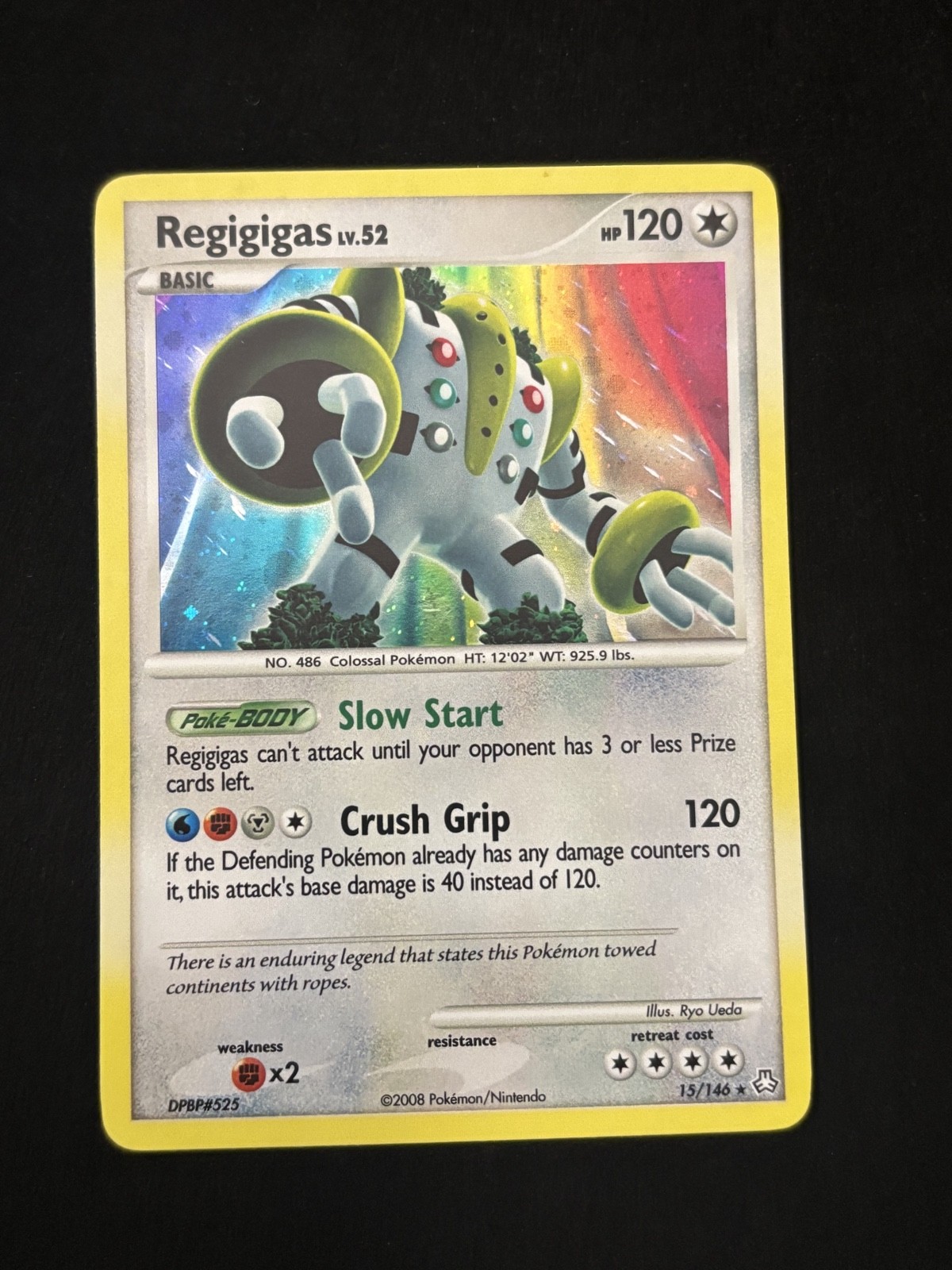 Regigigas 15/146 Legends Awakened Holo Pokémon TCG - NM/LP