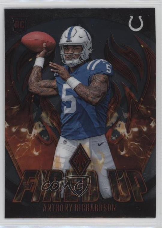 2023 Panini Phoenix Fired Up Anthony Richardson #FU-6 0iy4