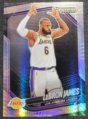 LEBRON JAMES 2024-25 PANINI PRIZM BLACK HYPER PRIZM #52 LOS ANGELES LAKERS SP