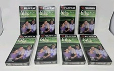 Fujifilm T-120 Blank VHS Video Cassette Tape Standard New Sealed Lot Of 8 