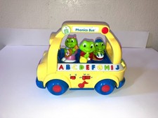 LEAP FROG PHONICS BUS, Talking A-Z Letters w TAD, LEAP, and LILY.  WORKS