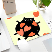 Funny Black Cat Mouse pad PC Desk Mat Table Big Mouse Pad PC Non-slip Rug z20