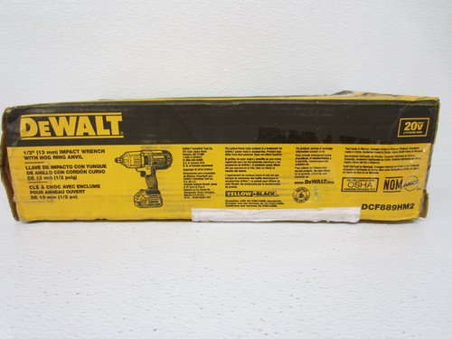 DeWalt DCF889HM2 Kit di chiavi a percussione 20 V Max 1/2" - Giallo/Nero - Foto 4 di 4