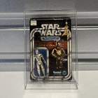 READ!! Star Wars 1978 Kenner See-Threepio (C-3PO) 12 Back-A CLEAR & Acrylic Case