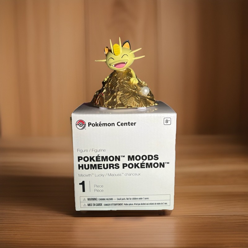 Pokémon Center Meowth Lucky Figure Pokemon Moods Collection 