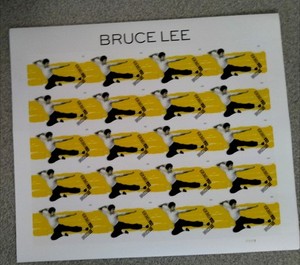4 SHEETS US Postage   - 80 LOVE Bruce Lee FOREVER STAMPS Value $62.40