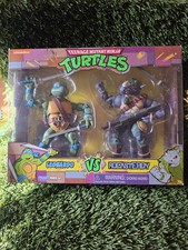 Playmates Toys Teenage Mutant Ninja Turtles - Leonardo vs Rocksteady