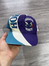 Vintage TWINS 1990s NBA Embroidered Charlotte Hornets Snapback Cap Adjustable