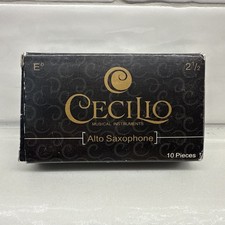Cecilio Alto Saxophone Reeds 2.5 Strength Box of 10 Unused