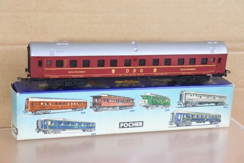 POCHER 216/3 DR DB MITROPA SCHLAFWAGEN SCHLAFWAGEN COACH 33201 BOXED on | Zustand: Used