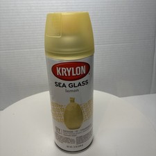 Krylon K09054000 Sea Glass Spray Paint, Lemon, 12 Ounce NEW Discontinued Color