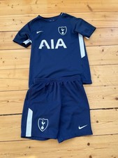 Nike Tottenham Hotspur Kinder Fußballset Trikot + Hose Gr. M blau