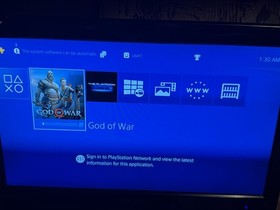 Sony PlayStation 4 1Tb Console With Cables No Controller