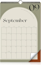 Aesthetic 2025-2026 Wall Calendar - Runs from June 2025 until December 2026 - th