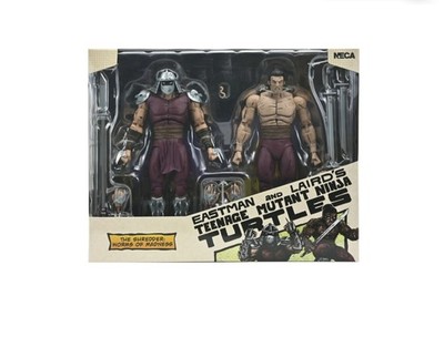 NECA Eastman & Lairds TMNT Shredder Worms Of Madness 2 Pack Action Figures New