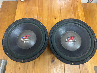 12  LANZAR DC Original Old School Car Audio Subwoofers Single 4ohm