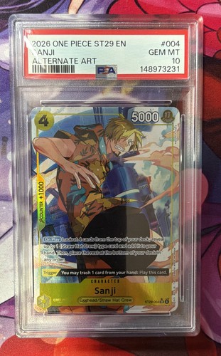 Sanji (Full Art) graded PSA 10 for sale on eBay