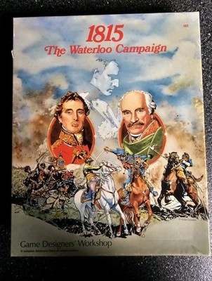 Game Designers Workshop GDW 1815 Waterloo Campaign Game COMPLETE 