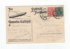 1919 Dt. Reich Delag boarding post card Zeppelin LZ 120 Lake Constance winner 19 A
