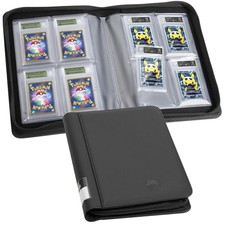 Graded Card Binder   4-Pocket Slab Binder for PSA, BGS, SGC  All Graded Card...