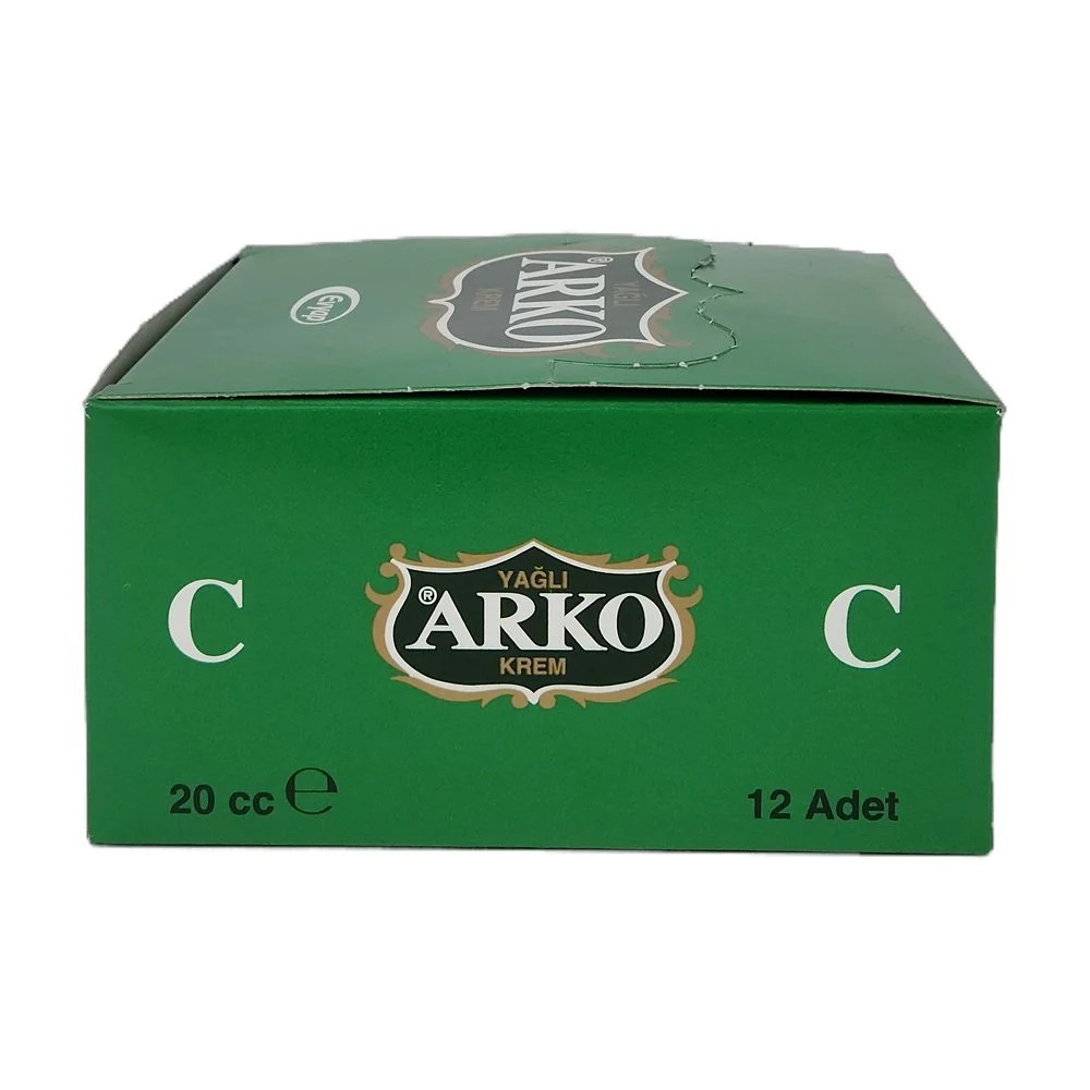 Arko Classic Natural Oily Cream Tube 20ml - Pack of 12 - Deep Moisturizer