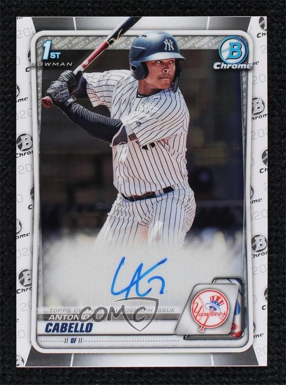 2020 Bowman Chrome Prospect Auto Antonio Cabello #CPA-AC Auto 12g7