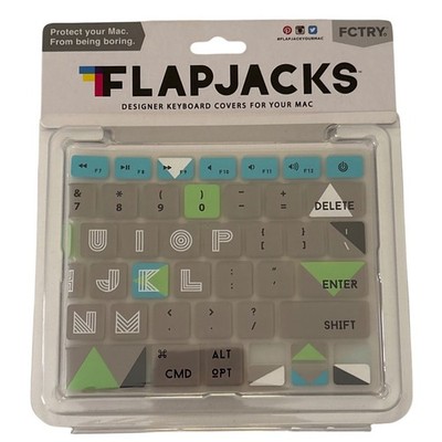 Flapjacks Designer Keyboard Cover For MacBook Air Pro Desktop Lime Light New