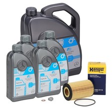 9L ORIGINAL 5W-40 MB 229.5 Motor&ouml;l + HENGST &Ouml;lfilter f&uuml;r MERCEDES 63AMG M156
