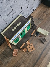 Lot De Pièces PLAYMOBIL Vintage Western - Plaques De Sol, Toits, Accessoires - États Variables