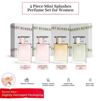 BURBERRY HER Perfume Miniature Set For Women, London Dream, EDT