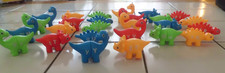 SET OF 26 COLORFUL ALPHABET MATCHING DINOSAUR PUZZLE TOYS UPPERCASE  LOWERCASE
