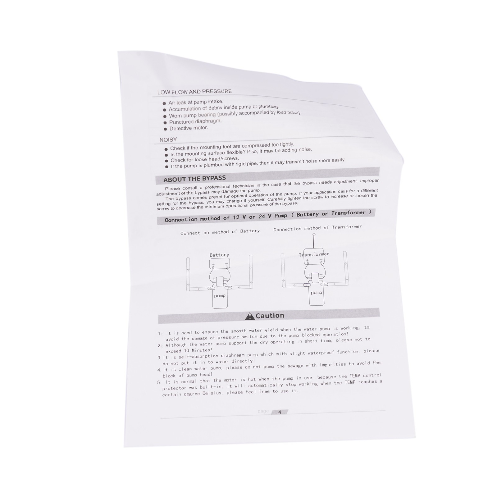 04325143A 12V Water System Pump Deck Wash 4.5 GPM 40 PSI for Flojet BRAND NEW