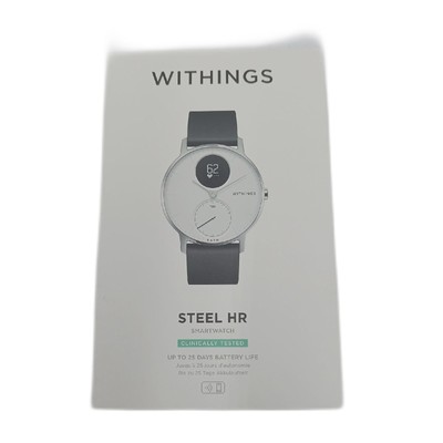Withings Steel HR Hybrid Smartwatch 836 mm Aktivitätstracker Connected GPS (179,
