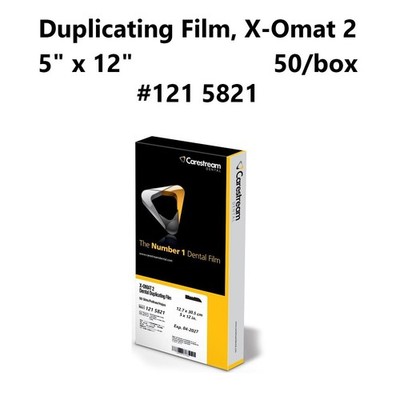 Duplicating X-Ray Dental Film - Carestream X-OMAT 2 - 5'' x 12'' #121 5821
