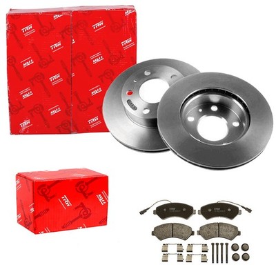 TRW BREMSSCHEIBEN 300mm + BELÄGE VORNE passend für FIAT DUCATO JUMPER BOXER