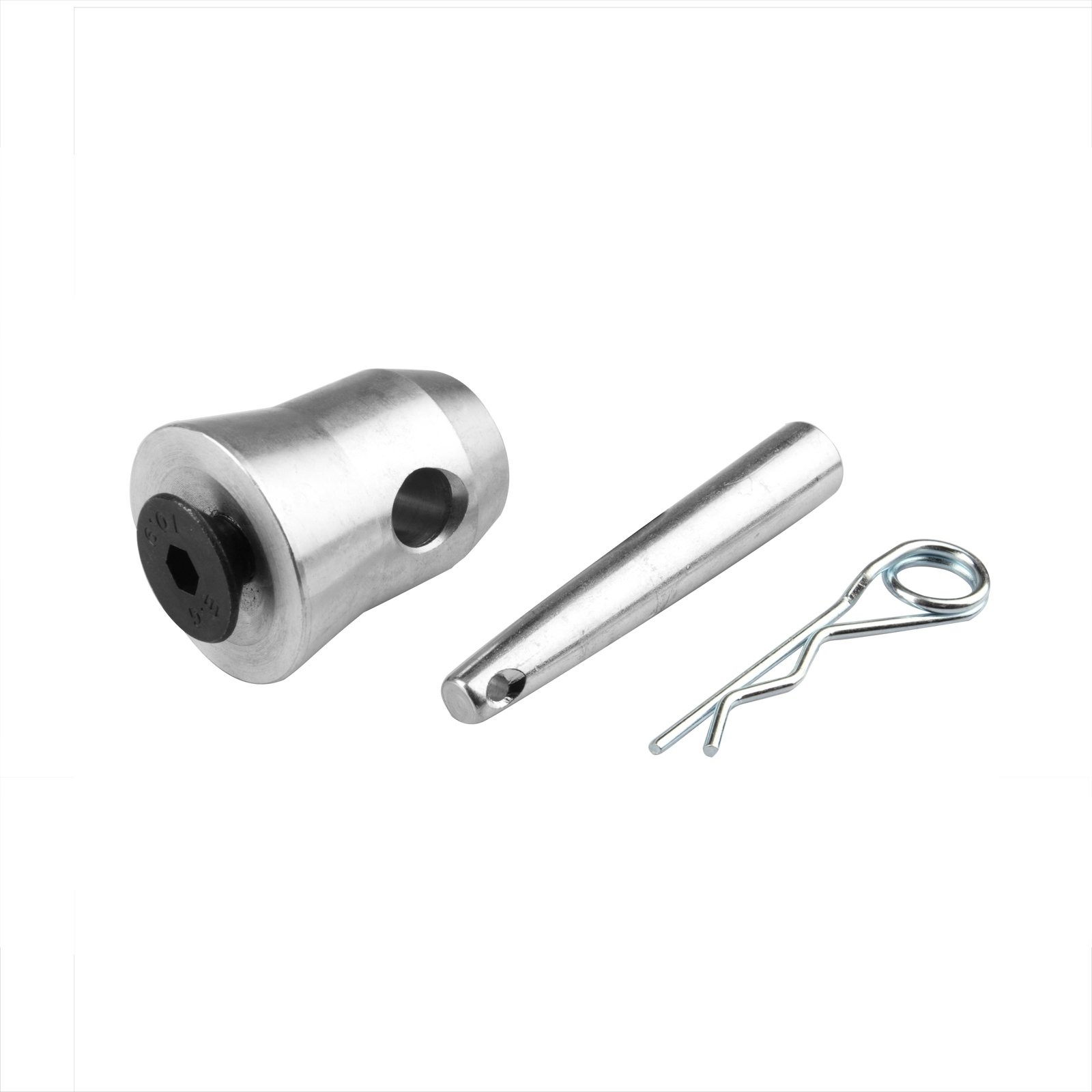 OTTFF 6Pack Aluminum Half Conical Coupler with Clips Pins for Stage Truss Bed...