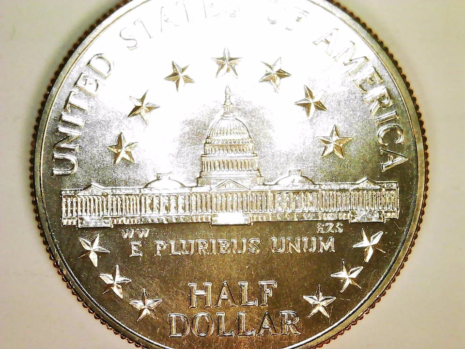 1789 1989 D Bicentennial Of The Congress Half - Image 2 of 2