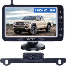 Wireless Backup Camera 5-inch for Truck: Easy to Install Back up Camera - HD ...