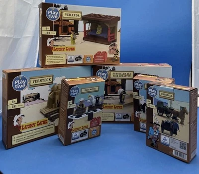 Playtive -  Lucky Luke -  6 Sets - Überfall -  Versteck - Veranda … Neu & Ovp - Bild 1 von 2