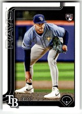2025 Topps Update #US212 Eric Orze Tampa Bay Rays RC Baseball Rookie Card