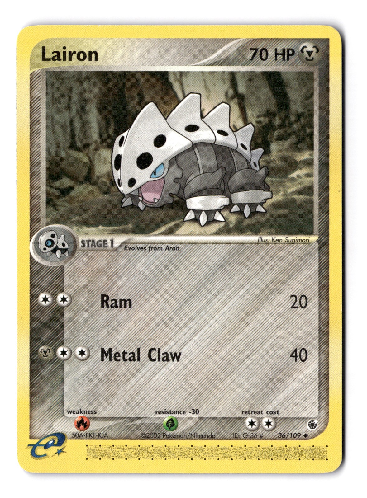 Lairon Uncommon Ruby and Sapphire 36/109 NM