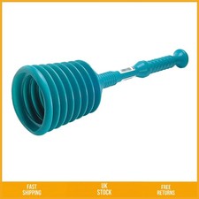 Powerful Bellows Sink and Waste Pipe Unblocker Plastic Master Plunger 125mm