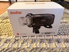 US Godox AD600Pro II Outdoor Flash Strobe Light  Extra Battery BRAND NEW 
