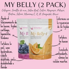 Té Colageno My Belly-t Ismerely Hidrolizado Uva, y naranja two pack