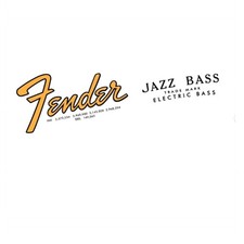 2-Pack Jazz Bass Headstock Decal for Guitars Reproduction NEW Non-Metallic