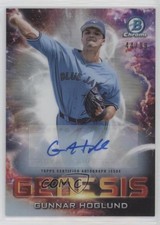 2021 Bowman Draft Genesis Auto 44/99 Gunnar Hoglund #GNS-17 Auto 0c3