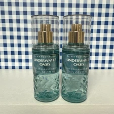 2X ~ Bath & Body Works ~ Travel Size ~ Fine Fragrance Mist ~ UNDERWATER OASIS